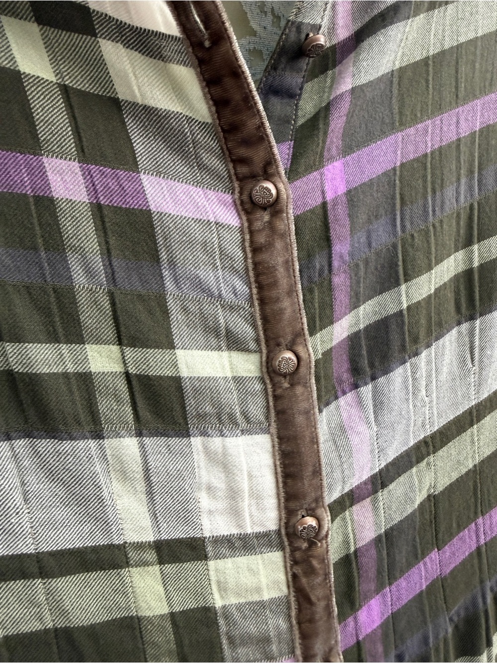 Aratta Madeline Shirt Dress, Size Medium - Picture 4 of 7